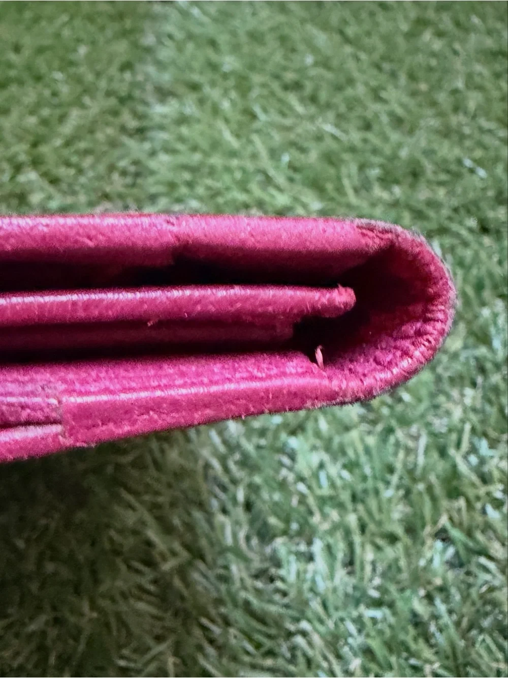 Vintage Gucci Horsebit Monogram Pink Long Wallet